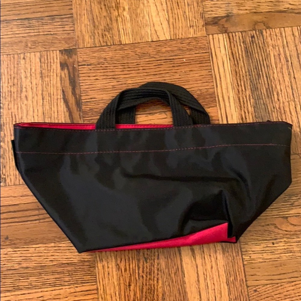 Herve Chapelier black small Bag with red bottom